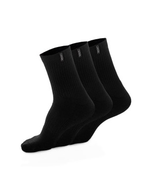 Alphalete Union Crew Sock 3pk Miesten Asusteet Mustat | EPSKJ-6108