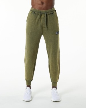 Alphalete Very Terry Jogger Miesten Juoksuvaatteet Vihreä | BKQIJ-2578