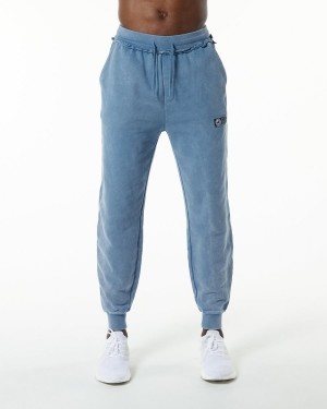 Alphalete Very Terry Jogger Miesten Juoksuvaatteet Sininen | KSFPB-6543