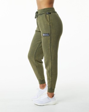 Alphalete Very Terry Jogger Naisten Juoksuvaatteet Vihreä | PHNKV-2816