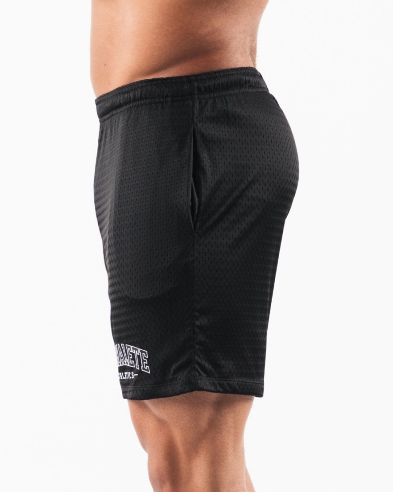 Alphalete AA Mesh Lyhyt 6” Miesten Shortsit Mustat | QOTRZ-9031