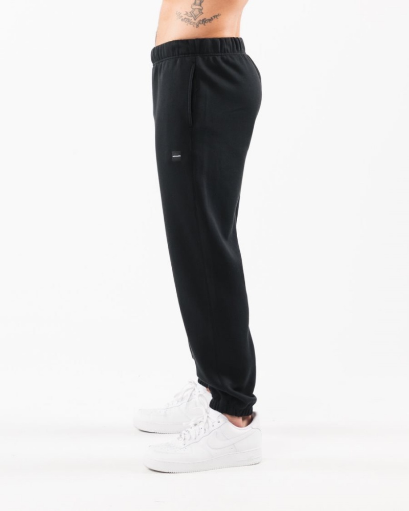 Alphalete Academy Relaxed Jogger Miesten Juoksuvaatteet Mustat | MDURG-2415