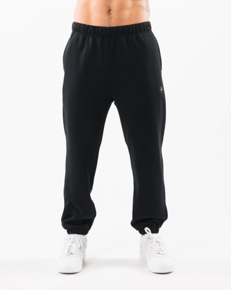 Alphalete Academy Relaxed Jogger Miesten Juoksuvaatteet Mustat | MDURG-2415