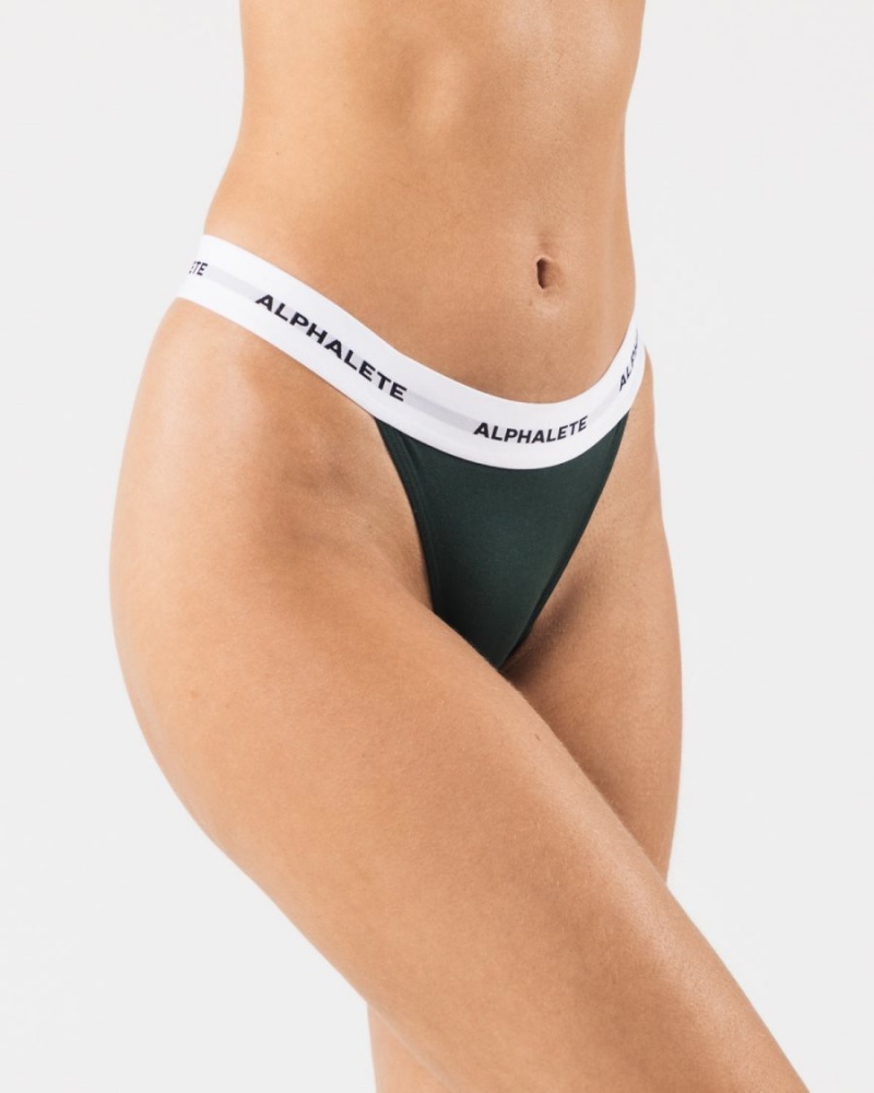 Alphalete Acute Ranne Naisten Alusvaatteet Evergreen | KMSBO-6385