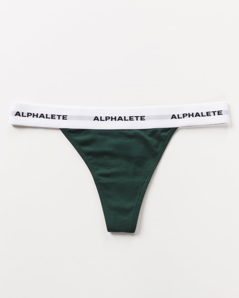 Alphalete Acute Ranne Naisten Alusvaatteet Evergreen | KMSBO-6385