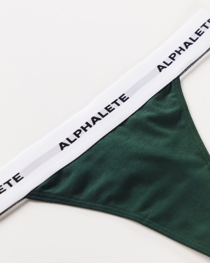 Alphalete Acute Ranne Naisten Alusvaatteet Evergreen | KMSBO-6385