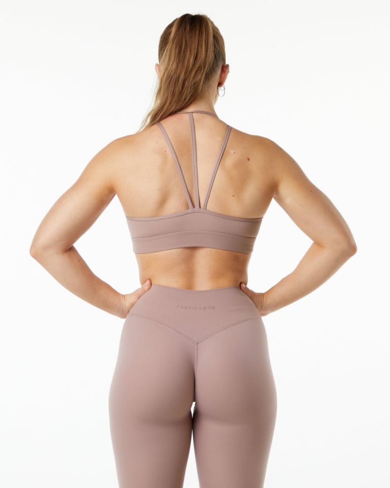 Alphalete Alphalux Tri Bra Naisten Urheiluliivi Violetit | SUDRH-7419