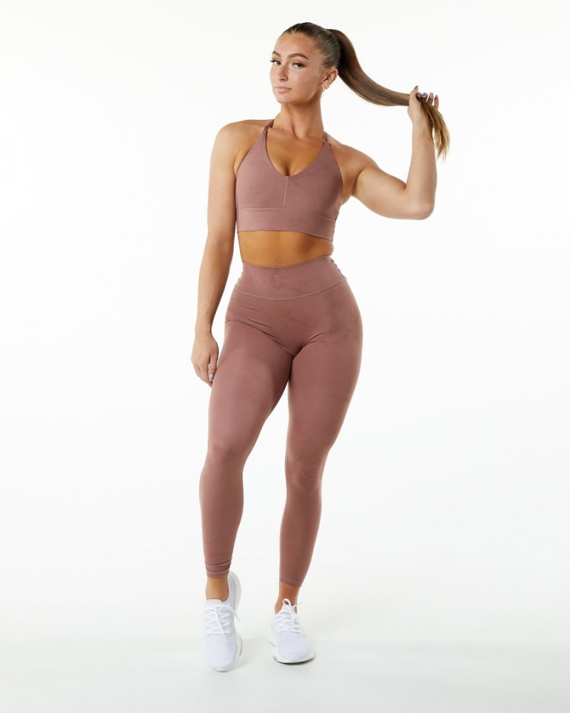 Alphalete Alphalux Wonder Bra Naisten Urheiluliivi Pinkki | KYOBF-2865