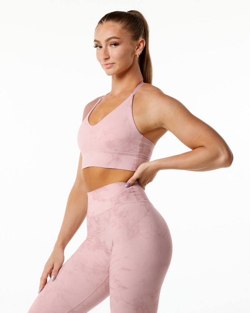 Alphalete Alphalux Wonder Bra Naisten Urheiluliivi Blossom | GPHVI-4695