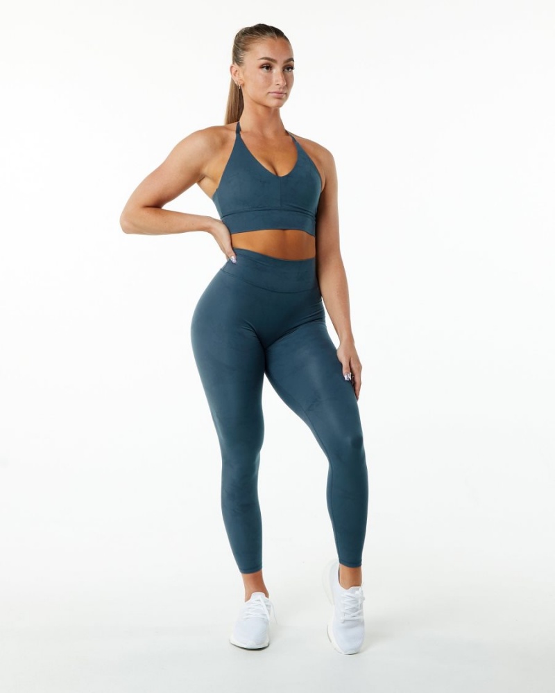 Alphalete Alphalux Wonder Bra Naisten Urheiluliivi Sininen | UONPR-7582