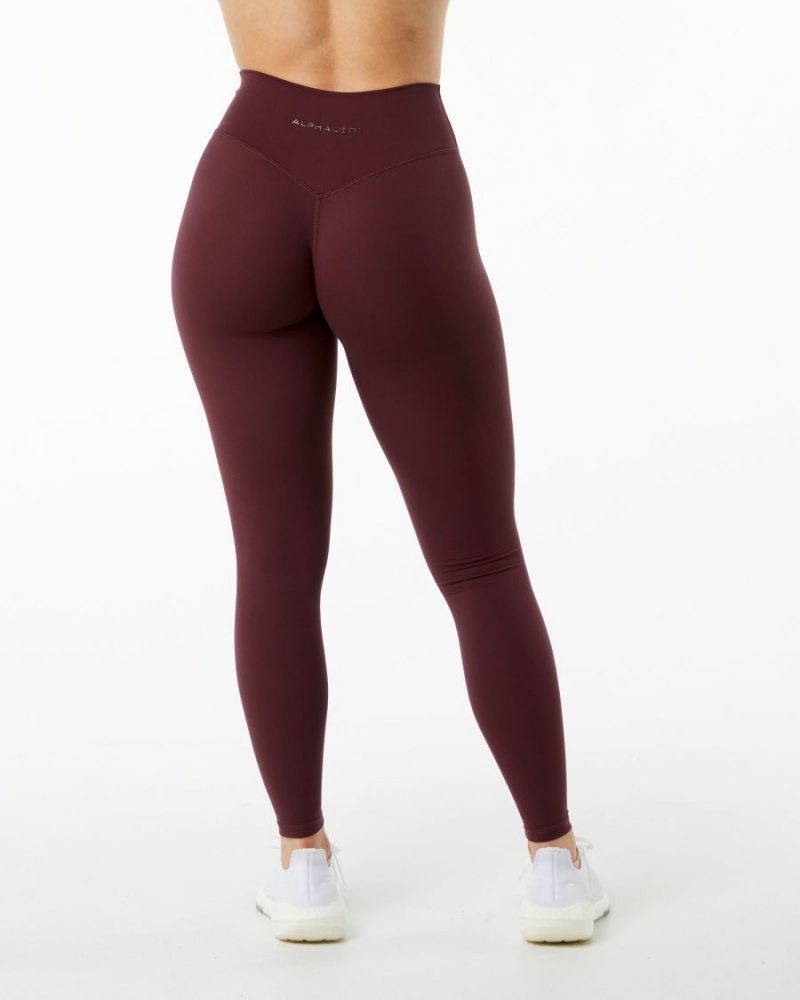 Alphalete Alphalux Wonder Legging 27" Naisten Leggings Mustat | CHLES-7682