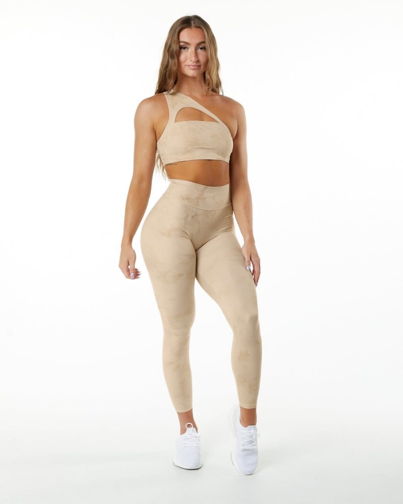 Alphalete Alphalux Wonder Legging 27" Naisten Leggings Hazelnut | PYGXV-8023