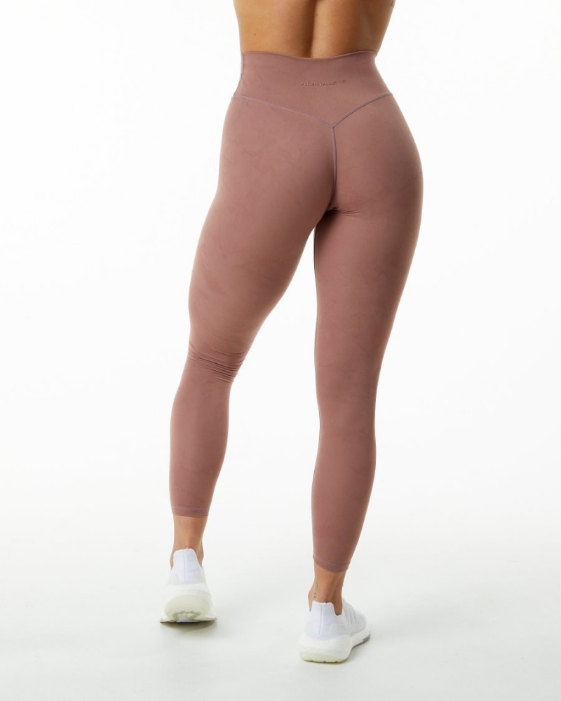 Alphalete Alphalux Wonder Legging 27" Naisten Leggings Pinkki | DRBVO-5276