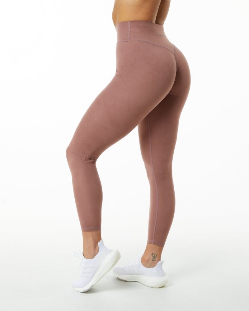 Alphalete Alphalux Wonder Legging 27" Naisten Leggings Pinkki | DRBVO-5276