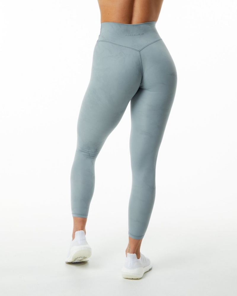 Alphalete Alphalux Wonder Legging 27" Naisten Leggings Washed Denim | ZICHE-9214