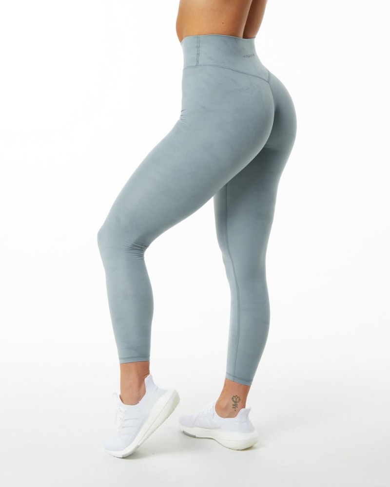 Alphalete Alphalux Wonder Legging 27" Naisten Leggings Washed Denim | ZICHE-9214