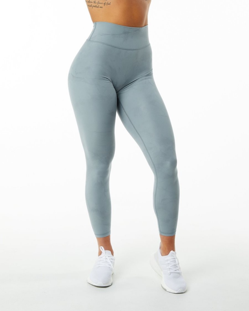 Alphalete Alphalux Wonder Legging 27" Naisten Leggings Washed Denim | ZICHE-9214