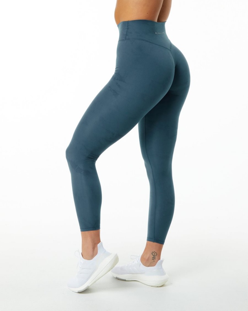 Alphalete Alphalux Wonder Legging 27" Naisten Leggings Sininen | DAXJV-6478