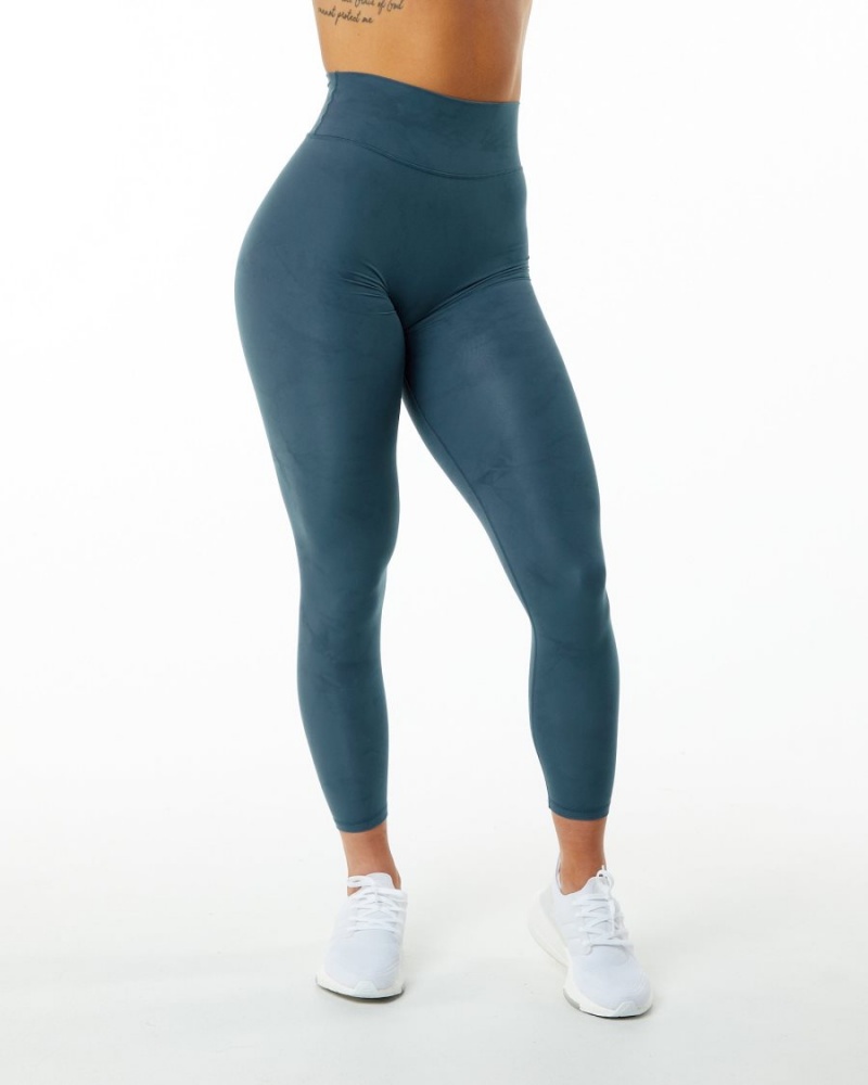 Alphalete Alphalux Wonder Legging 27" Naisten Leggings Sininen | DAXJV-6478