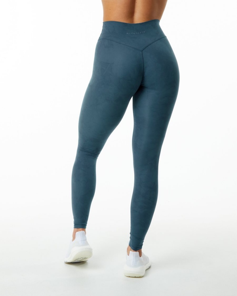 Alphalete Alphalux Wonder Legging 30" Naisten Leggings Sininen | TJLHE-0246