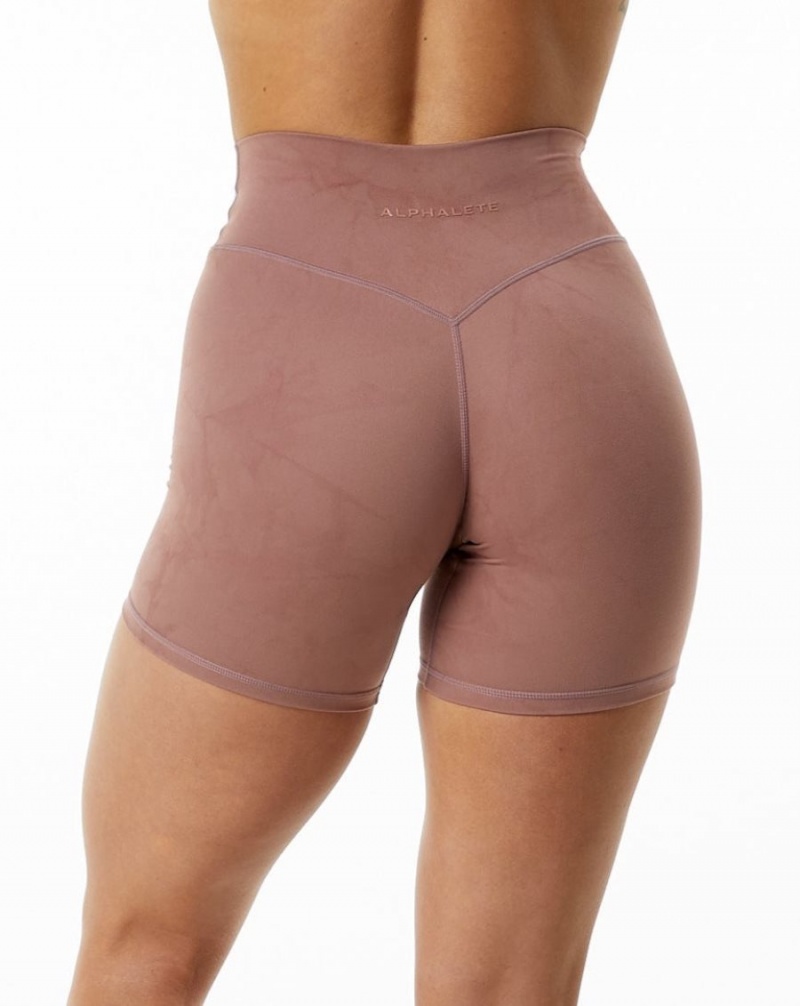 Alphalete Alphalux Wonder Lyhyt 6" Naisten Shortsit Pinkki | RODFH-4951