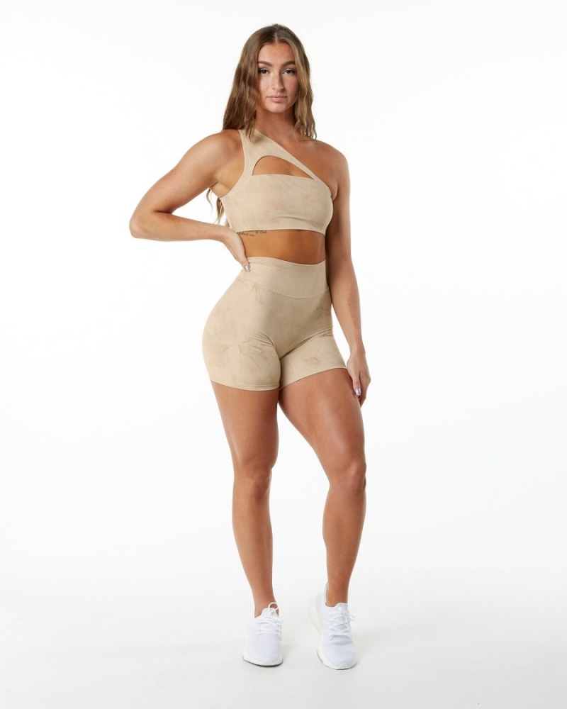 Alphalete Alphalux Wonder Lyhyt 6" Naisten Shortsit Hazelnut | PLXHQ-2954