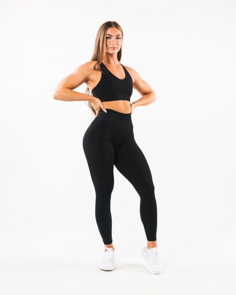 Alphalete Amplify Bra Naisten Urheiluliivi Mustat | SGJUN-0873