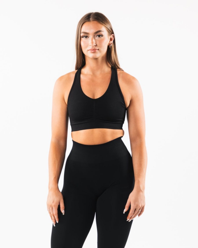 Alphalete Amplify Bra Naisten Urheiluliivi Mustat | SGJUN-0873