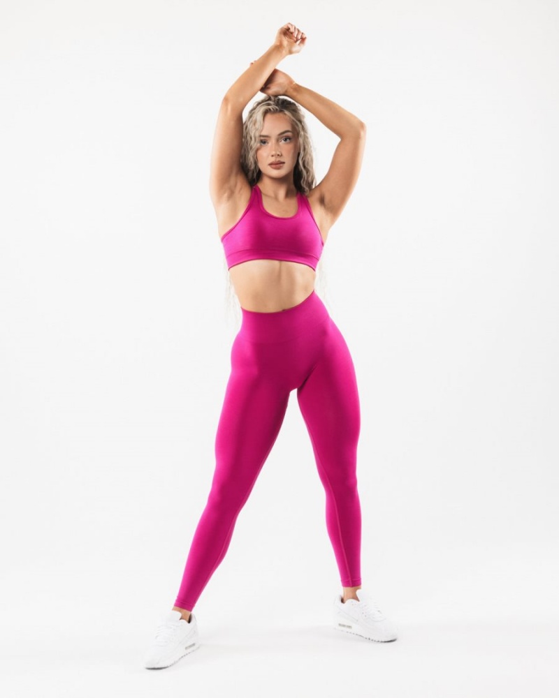 Alphalete Amplify Legging Naisten Leggings Magenta | FWBHJ-3721