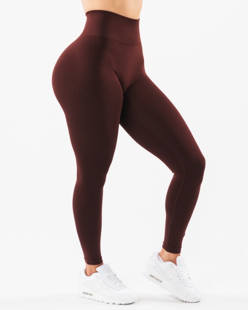 Alphalete Amplify Legging Naisten Leggings Sangria | SZKBU-5672