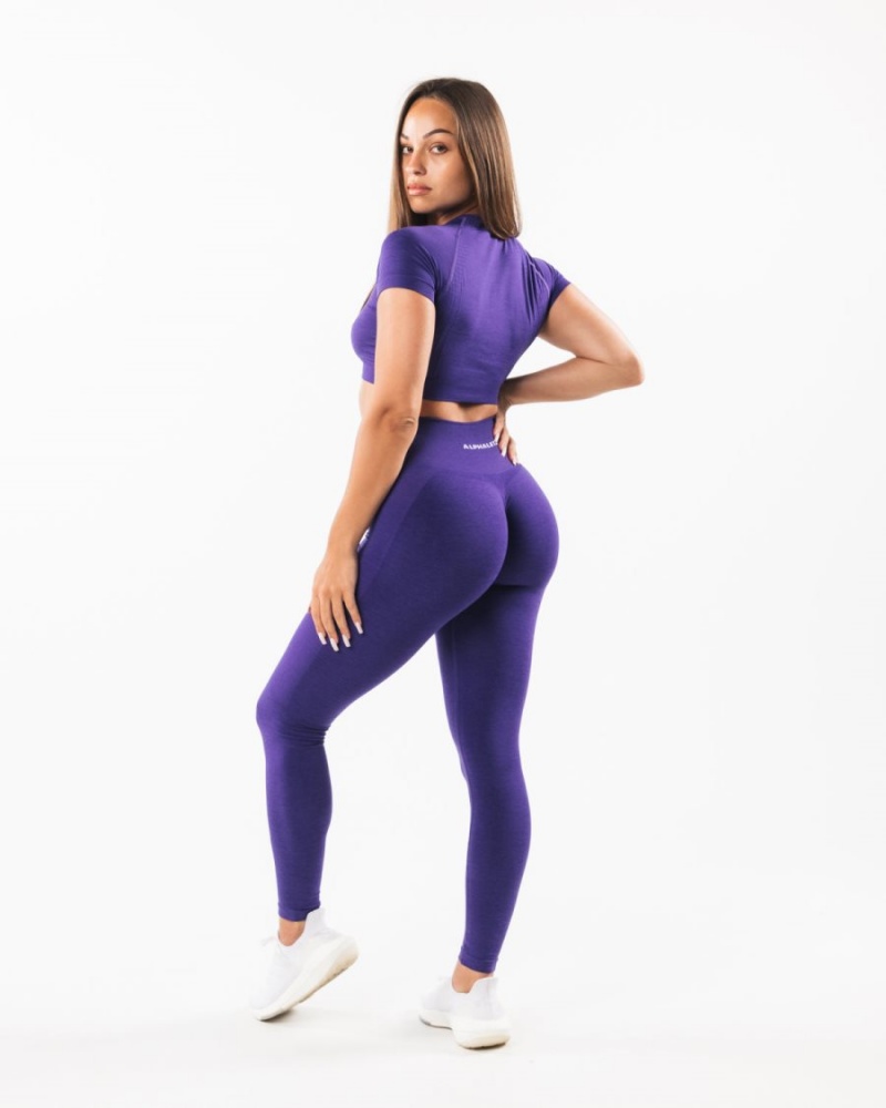 Alphalete Amplify Legging Naisten Leggings Violetit | IUVXG-9168