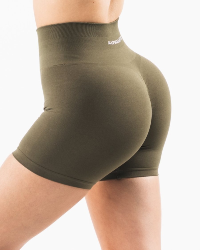 Alphalete Amplify Lyhyt 4.5" Naisten Shortsit Oak | UFTZB-5382