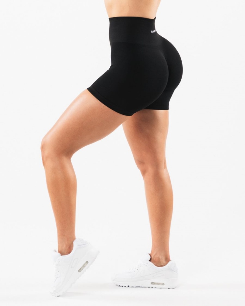 Alphalete Amplify Lyhyt 4.5" Naisten Shortsit Mustat | FPTWG-1750