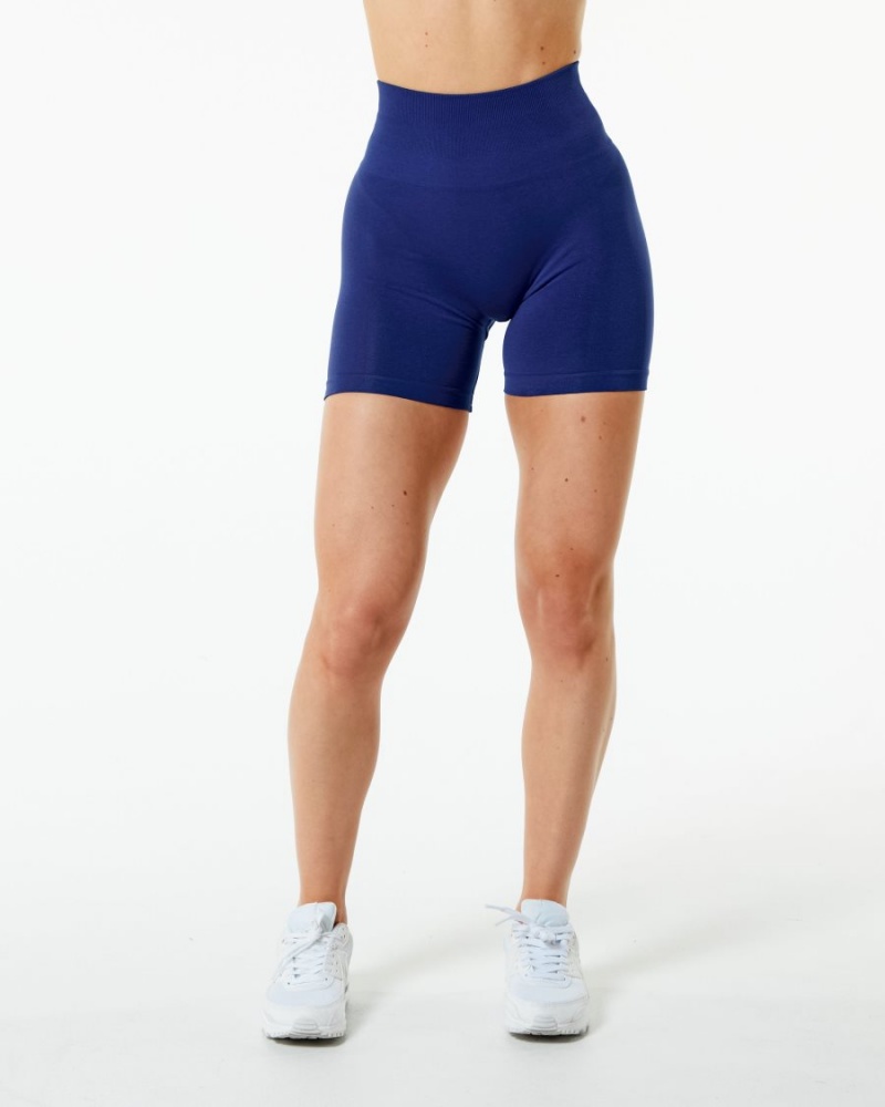 Alphalete Amplify Lyhyt 4.5" Naisten Shortsit Indigo | MBNOQ-5426