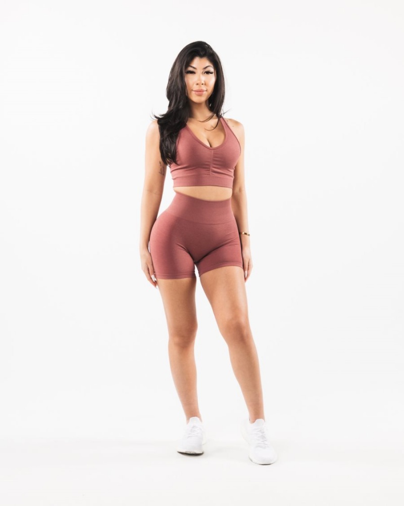 Alphalete Amplify Lyhyt 4.5" Naisten Shortsit Pinkki | EVNXP-6810