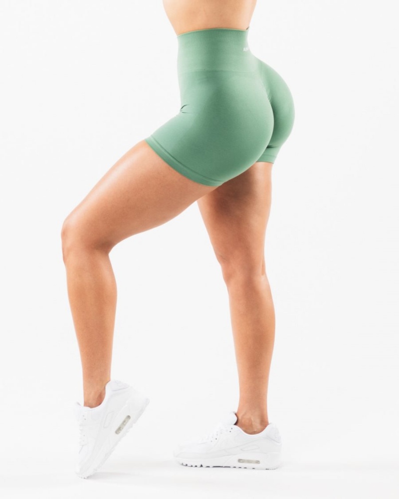 Alphalete Amplify Lyhyt 4.5" Naisten Shortsit Jade | VIPKY-8105