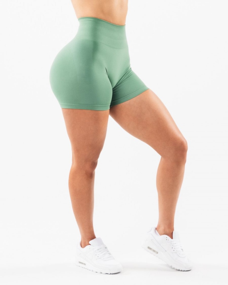 Alphalete Amplify Lyhyt 4.5" Naisten Shortsit Jade | VIPKY-8105