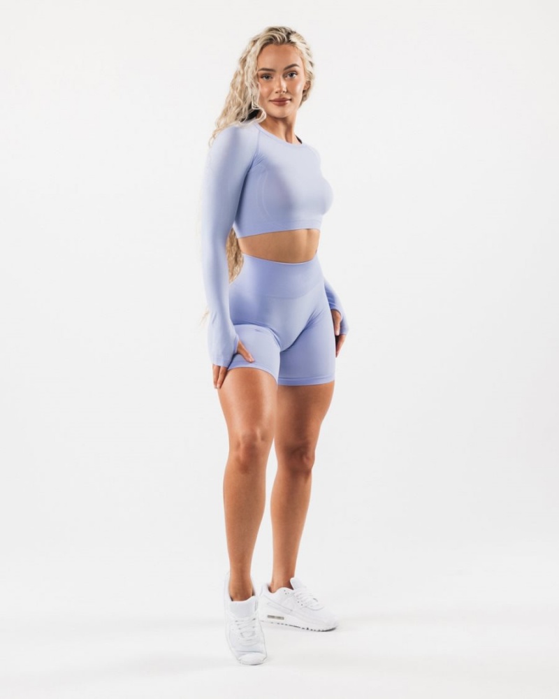 Alphalete Amplify Lyhyt 6.5” Naisten Shortsit Sininen | EJLMU-6294