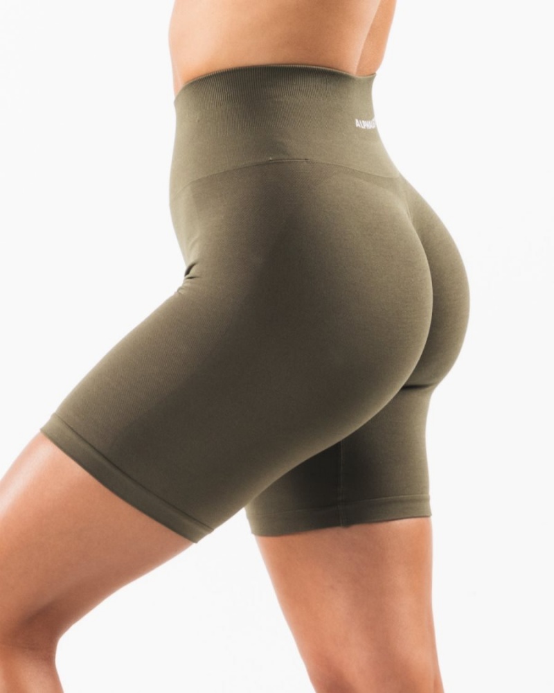 Alphalete Amplify Lyhyt 6.5” Naisten Shortsit Oak | JQCMT-0789