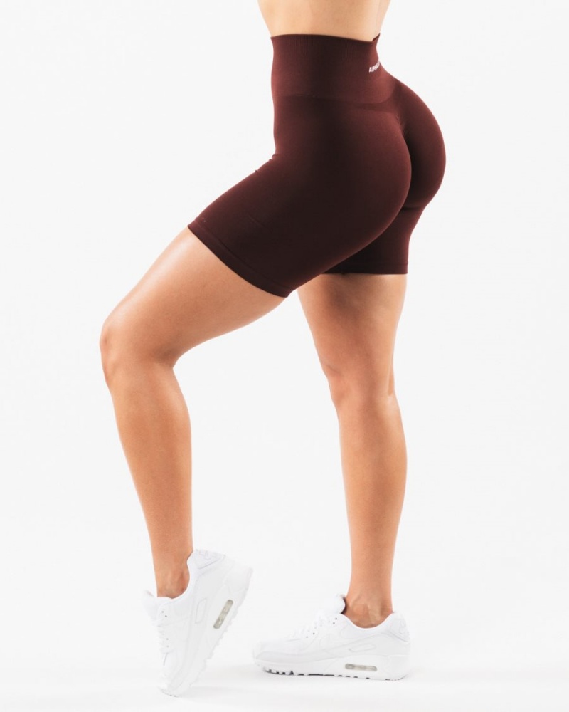 Alphalete Amplify Lyhyt 6.5” Naisten Shortsit Sangria | WHOUD-4390