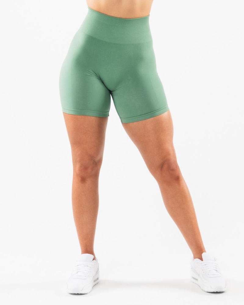 Alphalete Amplify Lyhyt 6.5” Naisten Shortsit Jade | EMGRC-6428