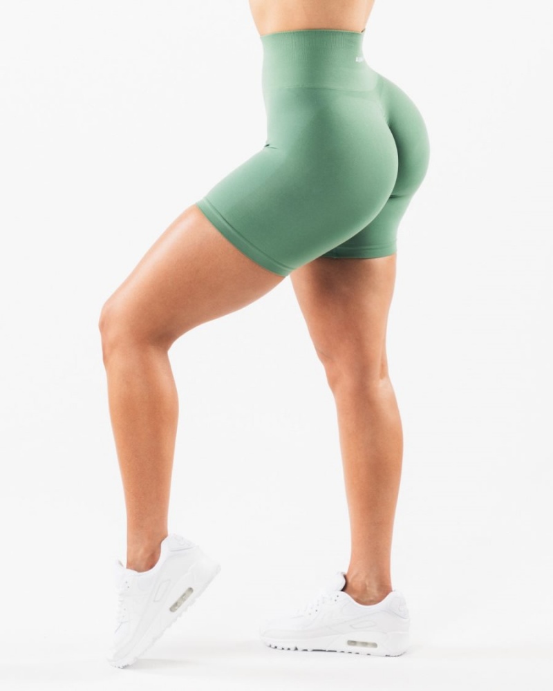 Alphalete Amplify Lyhyt 6.5” Naisten Shortsit Jade | EMGRC-6428