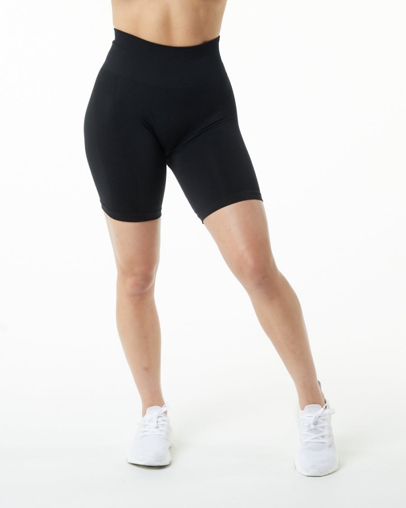 Alphalete Amplify Lyhyt 7.5" Naisten Shortsit Mustat | XWKHA-2167