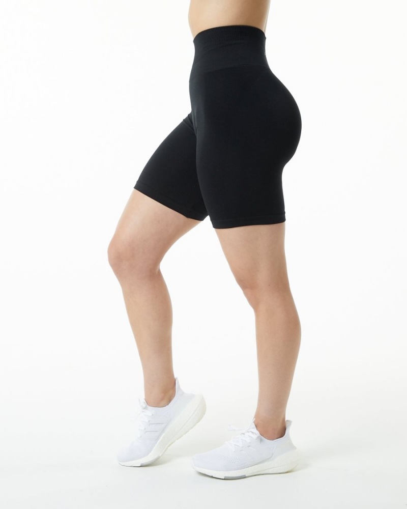 Alphalete Amplify Lyhyt 7.5" Naisten Shortsit Mustat | XWKHA-2167