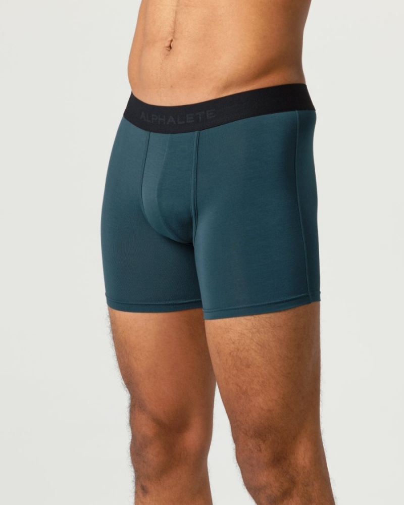 Alphalete Classic Bokserin Brief 3pk Miesten Alusvaatteet Mustat | IXGCN-5293