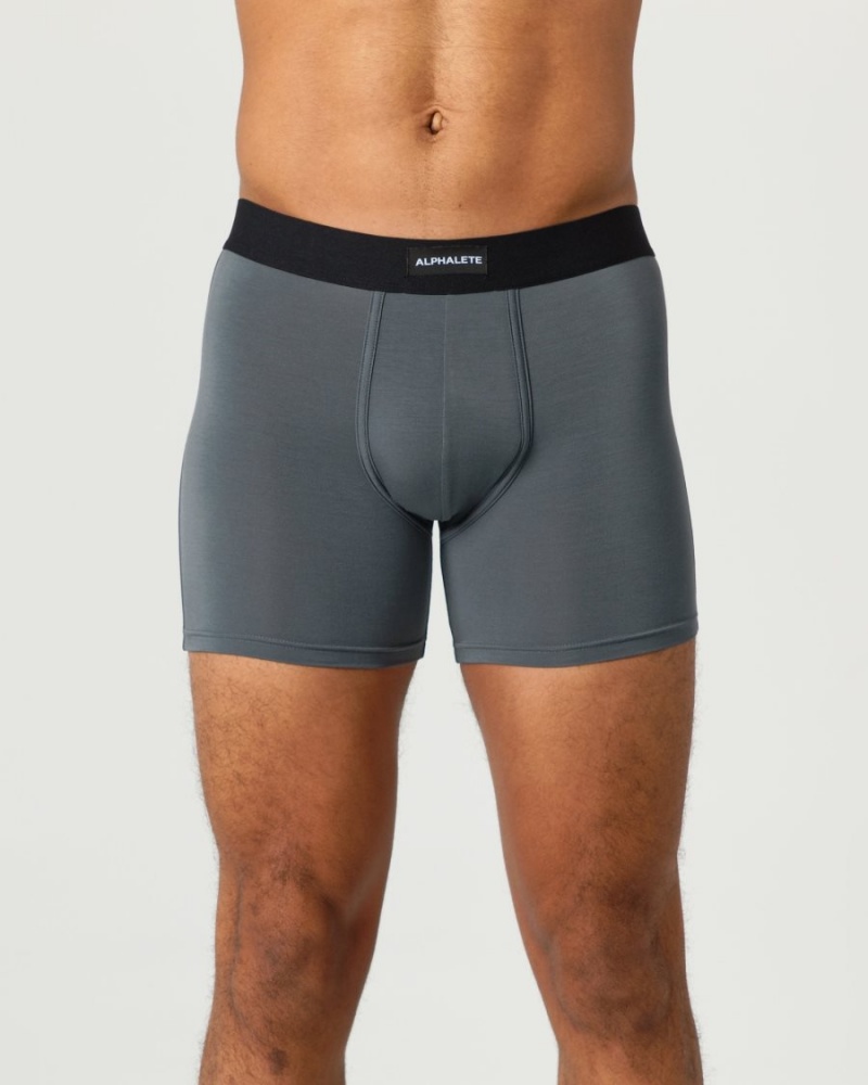 Alphalete Classic Bokserin Brief 3pk Miesten Alusvaatteet Mustat | IXGCN-5293