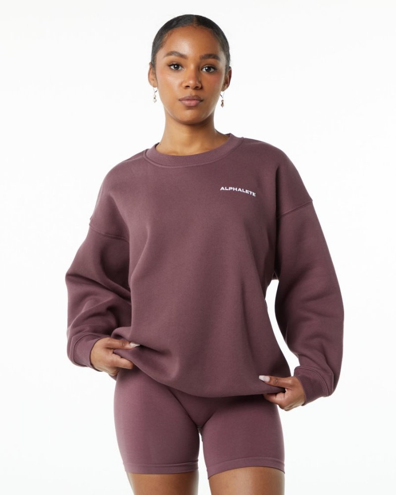 Alphalete Classic Crew Naisten Pitkähihainen Autumn | BOQDK-5236