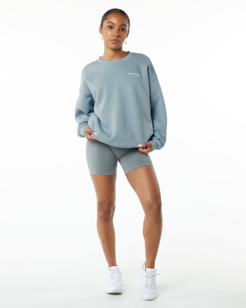 Alphalete Classic Crew Naisten Takit Sininen | XALQT-0816