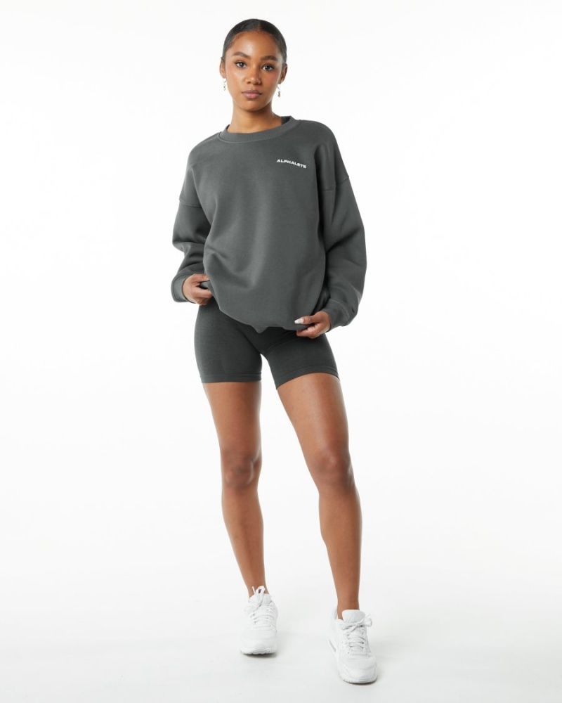 Alphalete Classic Crew Naisten Takit Smoke | NTMZE-1527