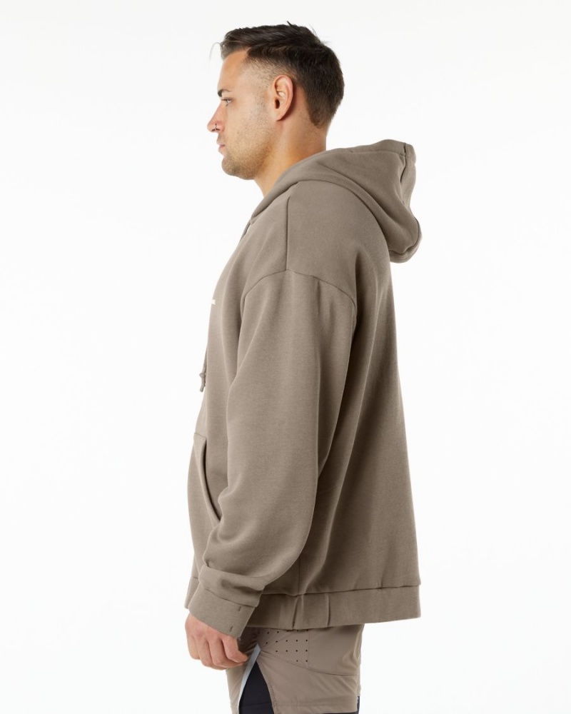 Alphalete Classic Full-Zip Jacket Miesten Takit Mocha | VZWDO-7835